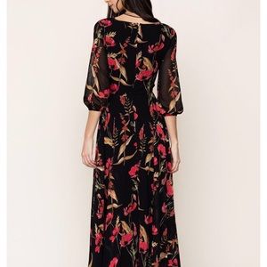 Yumi Kim XS Woodstock Maxi Dress in “Ruby Romance”